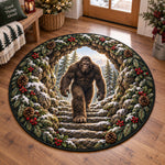 Bigfoot Adventure Quilted Round Mat
