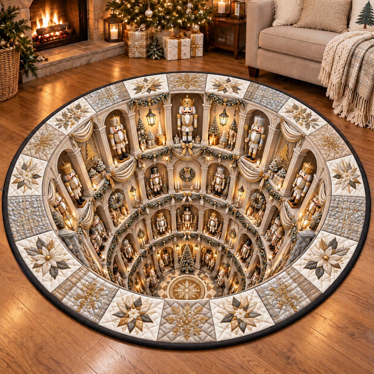 Golden Christmas Hall