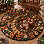Heritage Christmas Journey Quilted Round Mat