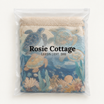 Shell Shine laundry basket packed flat in a Rosie Cottage branded bag