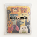 Barkside Magic laundry basket packed flat in a Rosie Cottage branded bag