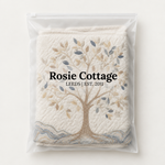 Vital Bloom laundry basket packed flat in a Rosie Cottage branded bag