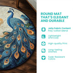 Quilted round mat details